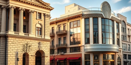 A Evolução dos Estilos Arquitetônicos em Fachadas Comerciais