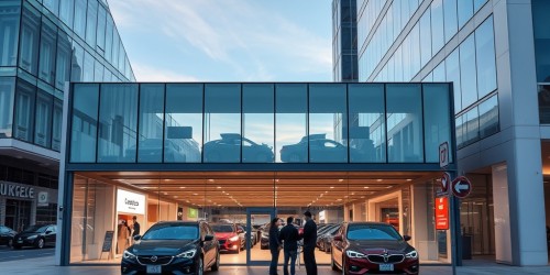 A importância de um letreiro profissional na fachada de lojas de carros