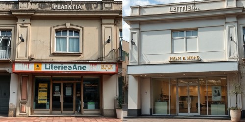 Antes e depois: inspirações reais de fachadas comerciais transformadas