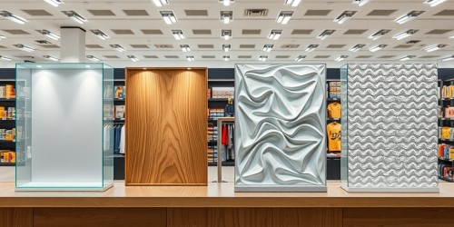 Diferença entre material de ponto de venda em acrílico e outros materiais