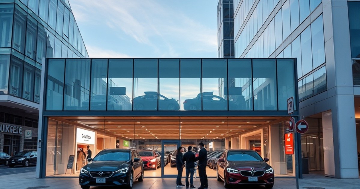 A importância de um letreiro profissional na fachada de lojas de carros