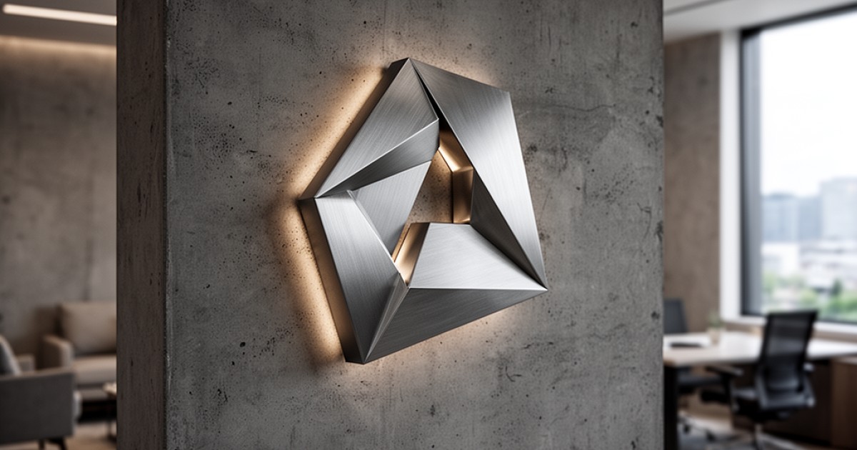 Vantagens do logotipo 3D de parede para fortalecer a marca