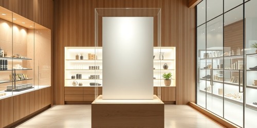 Display em acrílico com logotipo: destaque sua marca no ponto de venda