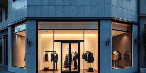Fachadas elegantes que conquistam clientes de moda premium