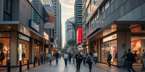Fachada de restaurante que aumenta o fluxo na rua