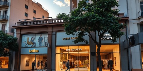 Ideias criativas de fachadas para lojas de roupas femininas e masculinas