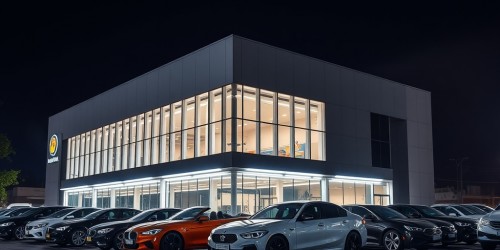 Iluminação em fachadas automotivas: valorize os veículos mesmo à noite