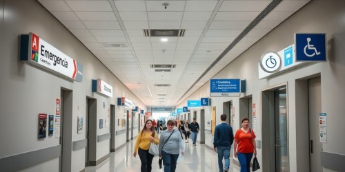 Placas de sinalização em hospitais: segurança, acessibilidade e normas técnicas