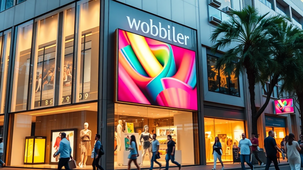 Os wobblers como ferramentas de interação e destaque