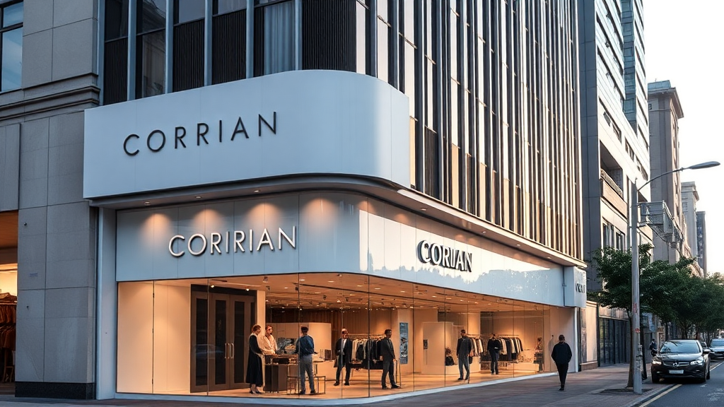 Os benefícios do Corian para fachadas e letreiros