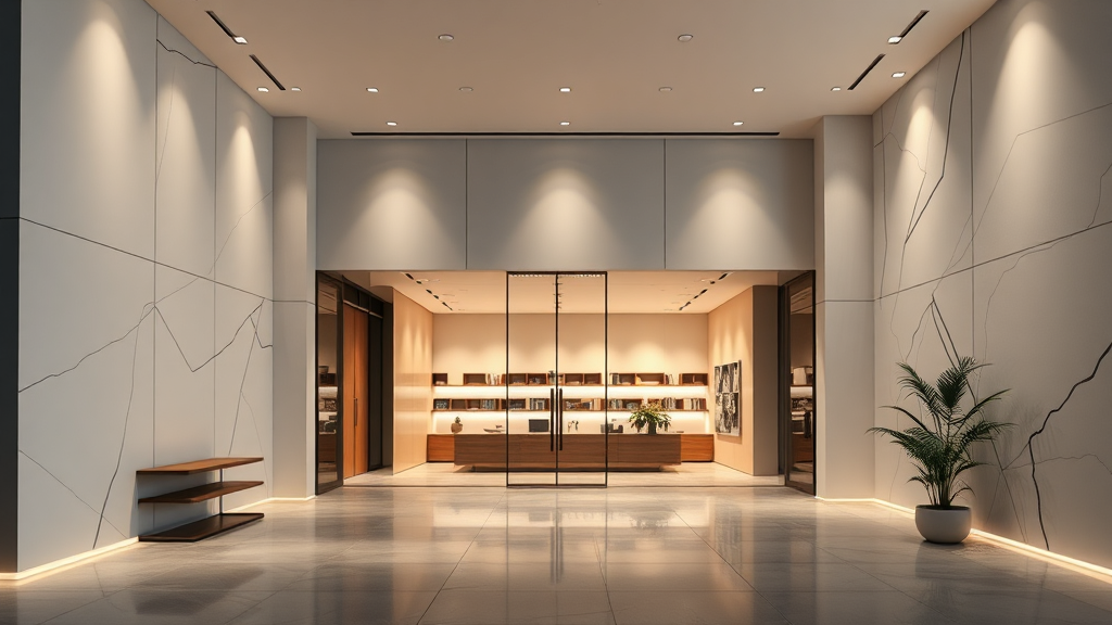 O impacto visual gerado pelo uso de Corian em ambientes comerciais