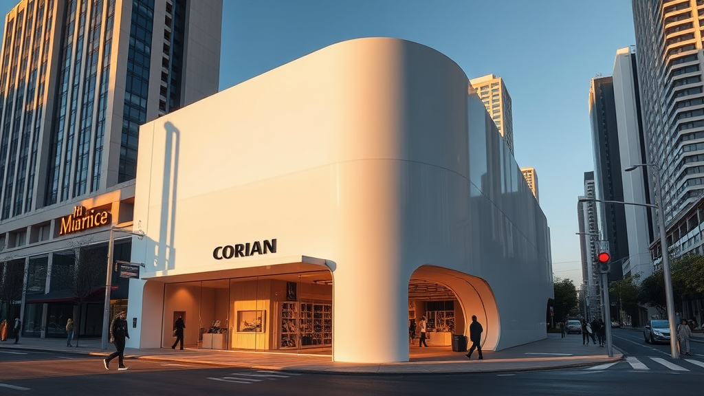 Os Benefícios Do Corian Para Projetos Comerciais