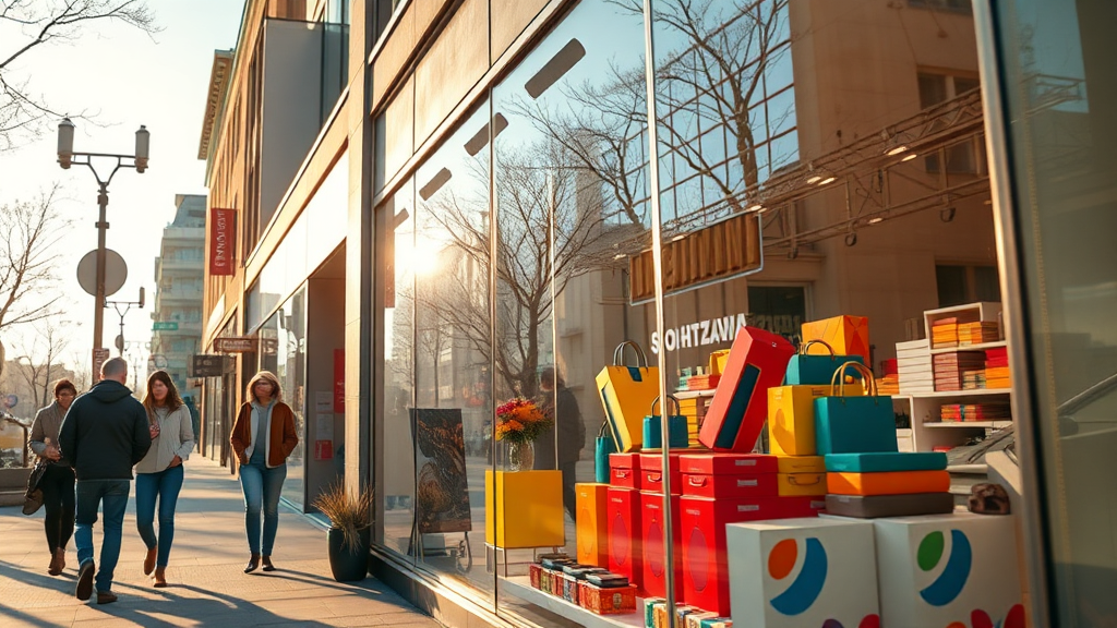 A influência das cores na vitrine e o impacto nas vendas da loja