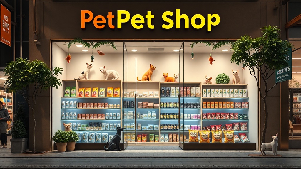O diferencial das vitrines temáticas para pet shops