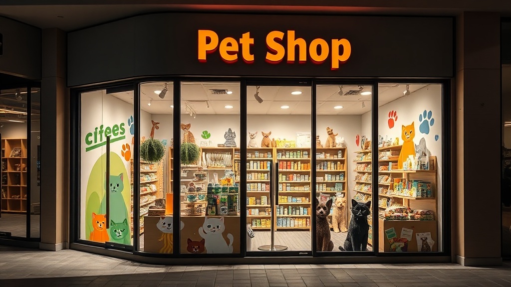 O diferencial das vitrines temáticas para pet shops