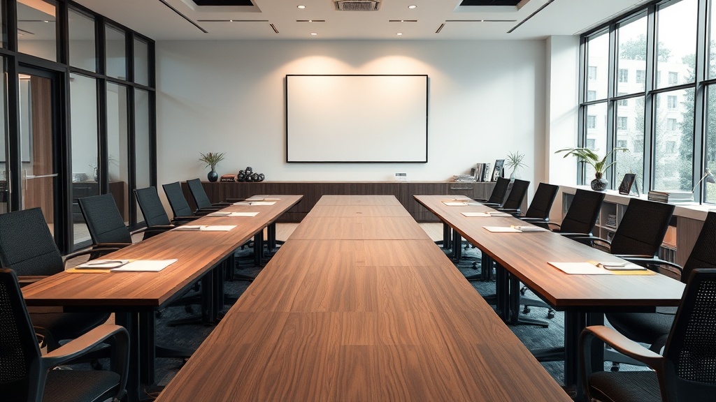 A importância da sala de reunião na imagem institucional
