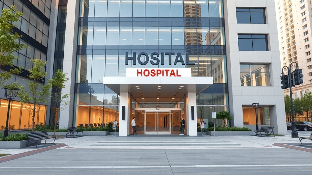 Fachadas para hospitais: design funcional e acolhedor em destaque