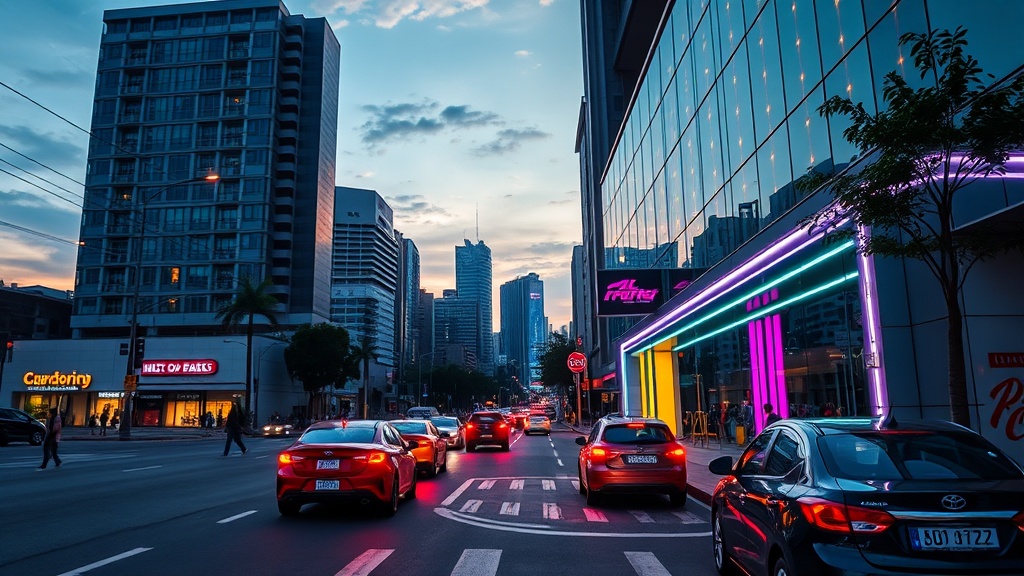 A importância das cores e tipografia no letreiro automotivo