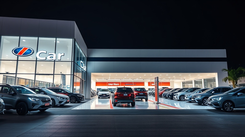 O papel da sinalização interna e externa em lojas de carros