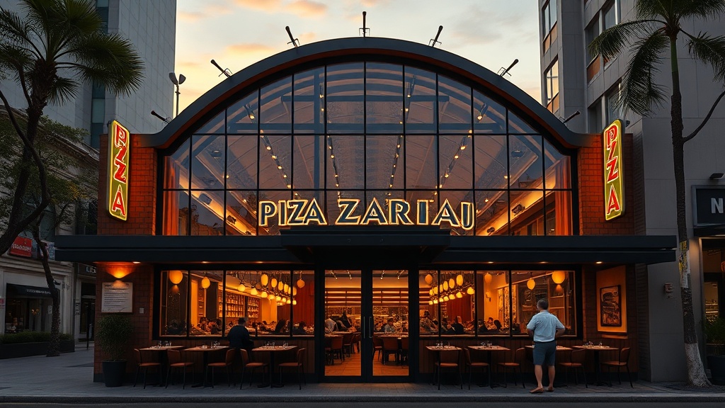 Os materiais mais indicados para fachadas de pizzarias