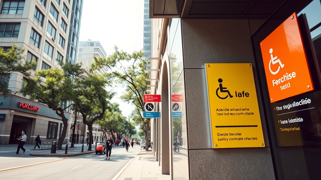 Os materiais ideais para placas de sinalização inclusivas