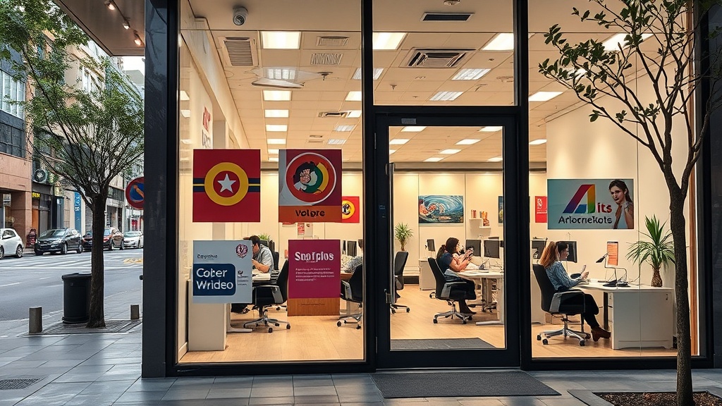 Como os adesivos transformam a imagem do escritório