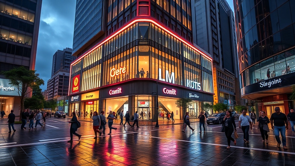 O impacto da iluminação personalizada para marcas urbanas