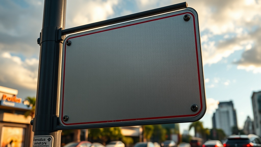 As placas de sinalização para estacionamento