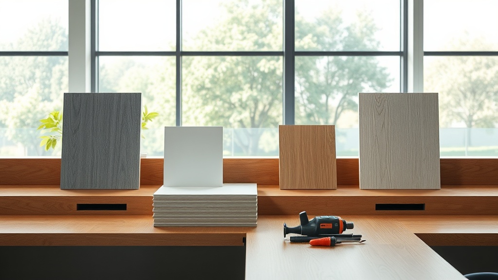 Um comparativo com PVC, PS, MDF e metal