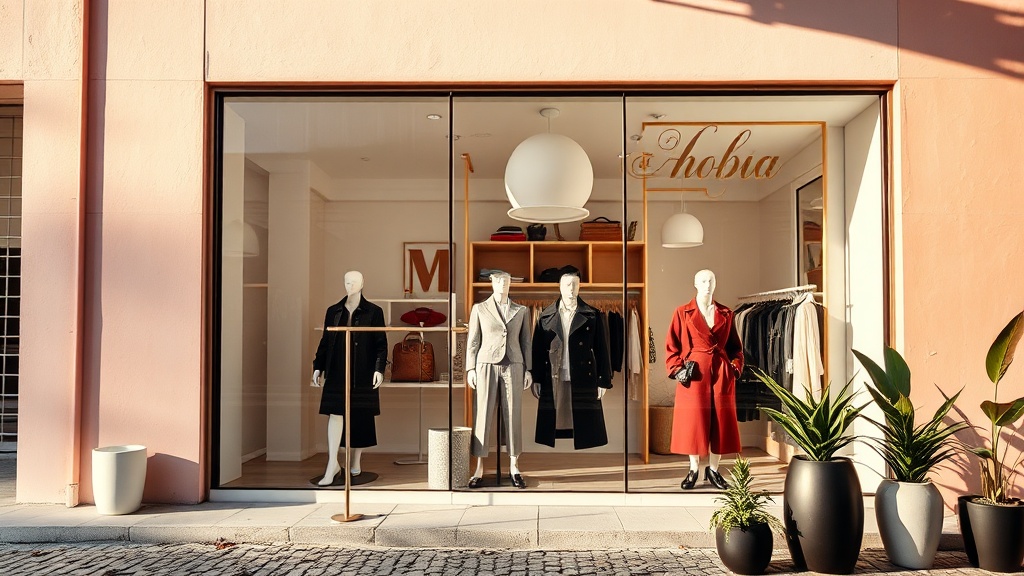 Comece pelo conceito: o que torna uma fachada de moda feminina inesquecível