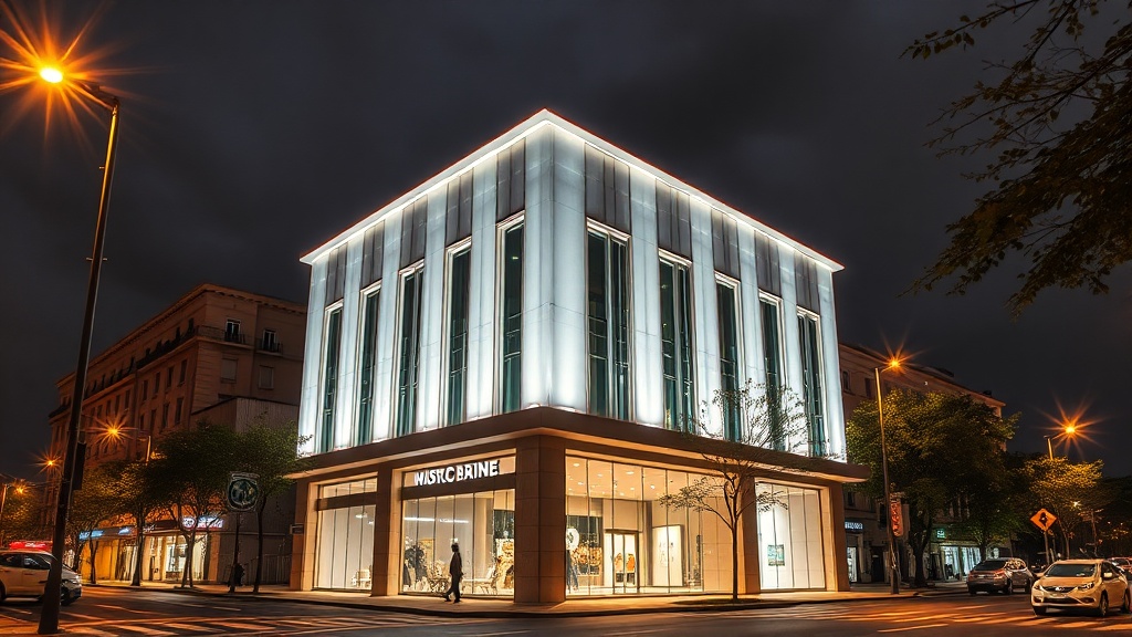 Iluminação de fachadas: o que é e por que transforma sua presença noturna