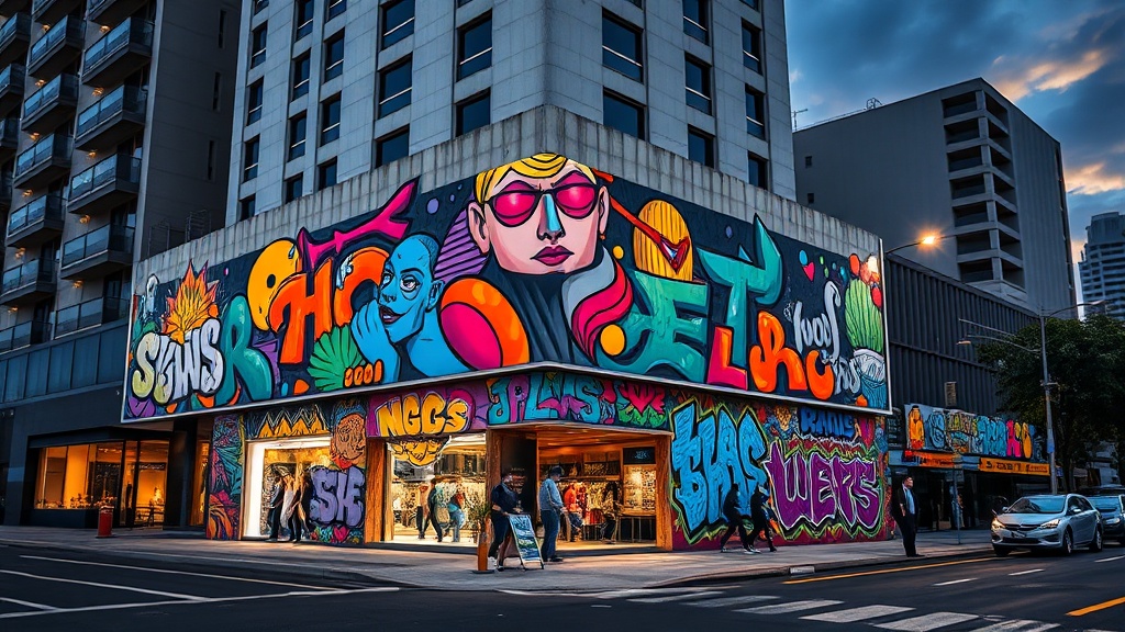 Como planejar passo a passo uma fachada com arte urbana