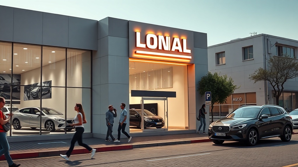 Por que o letreiro certo decide quem entra no seu showroom