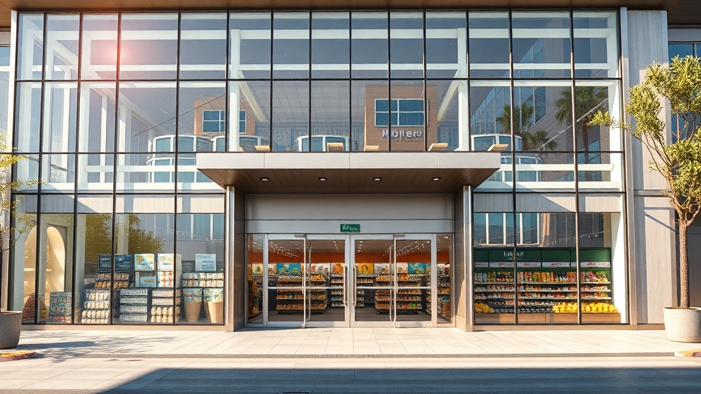 Tendências que estão moldando fachadas de supermercados hoje