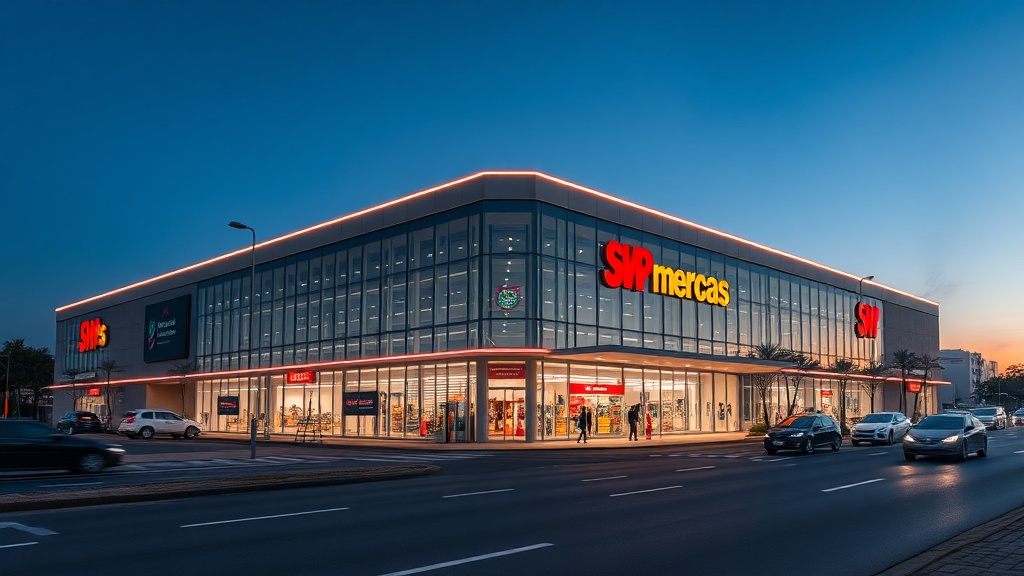 Por que fachadas iluminadas fazem tanta diferença para mercados