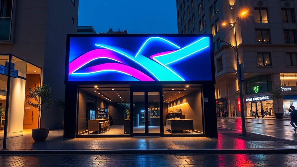 Letreiro de LED personalizado: o que realmente muda no seu ponto comercial