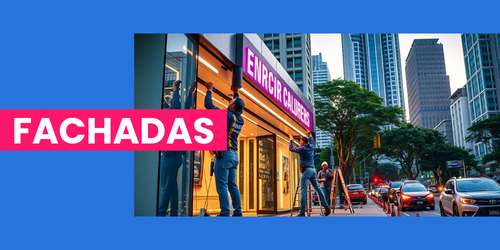 Fachadas Comerciais em ACM