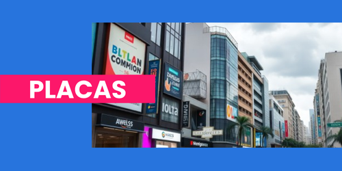 Placas de Identificação Comercial